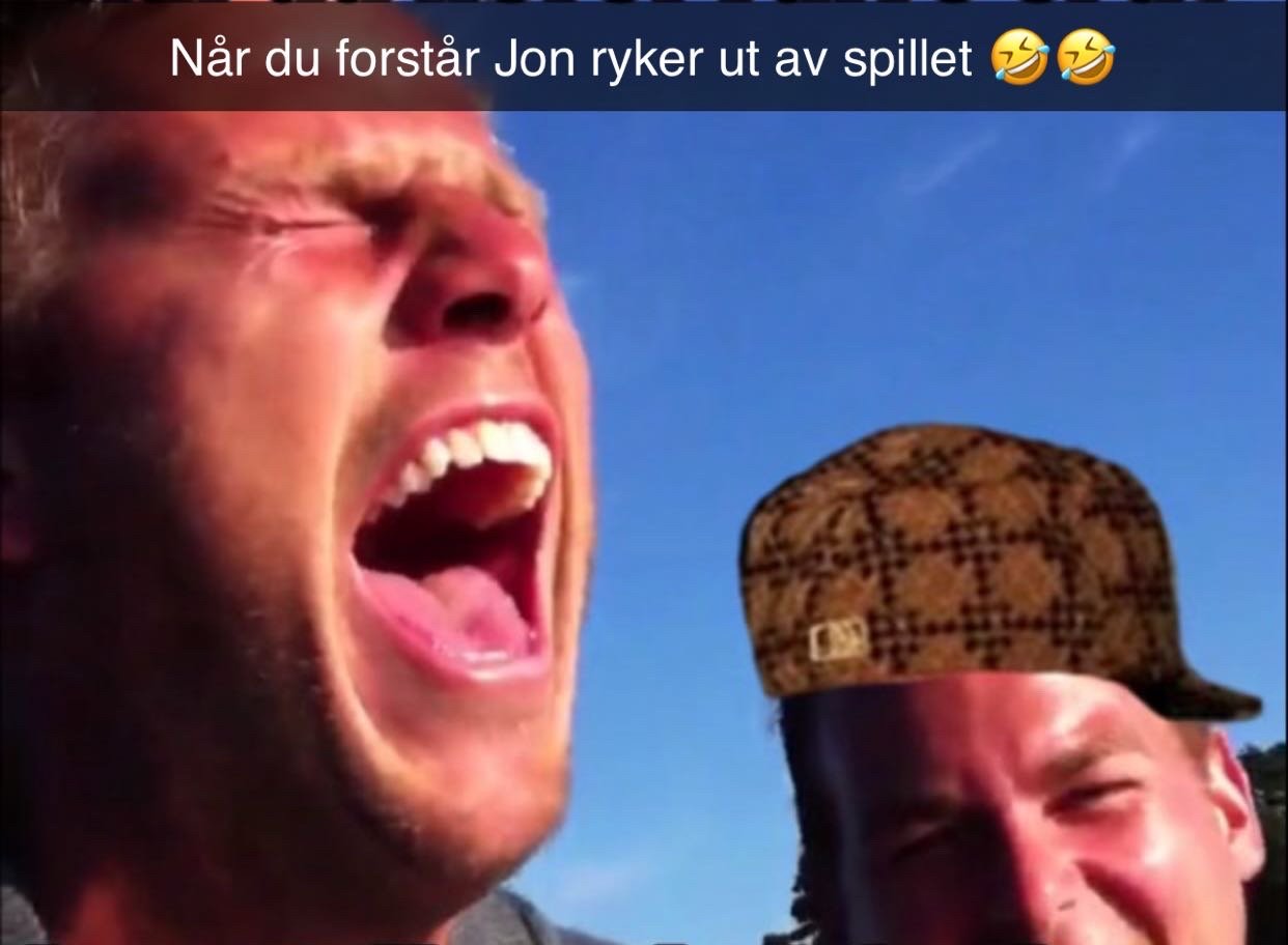 Når du forstår at Jon ryker ut av Spillet
