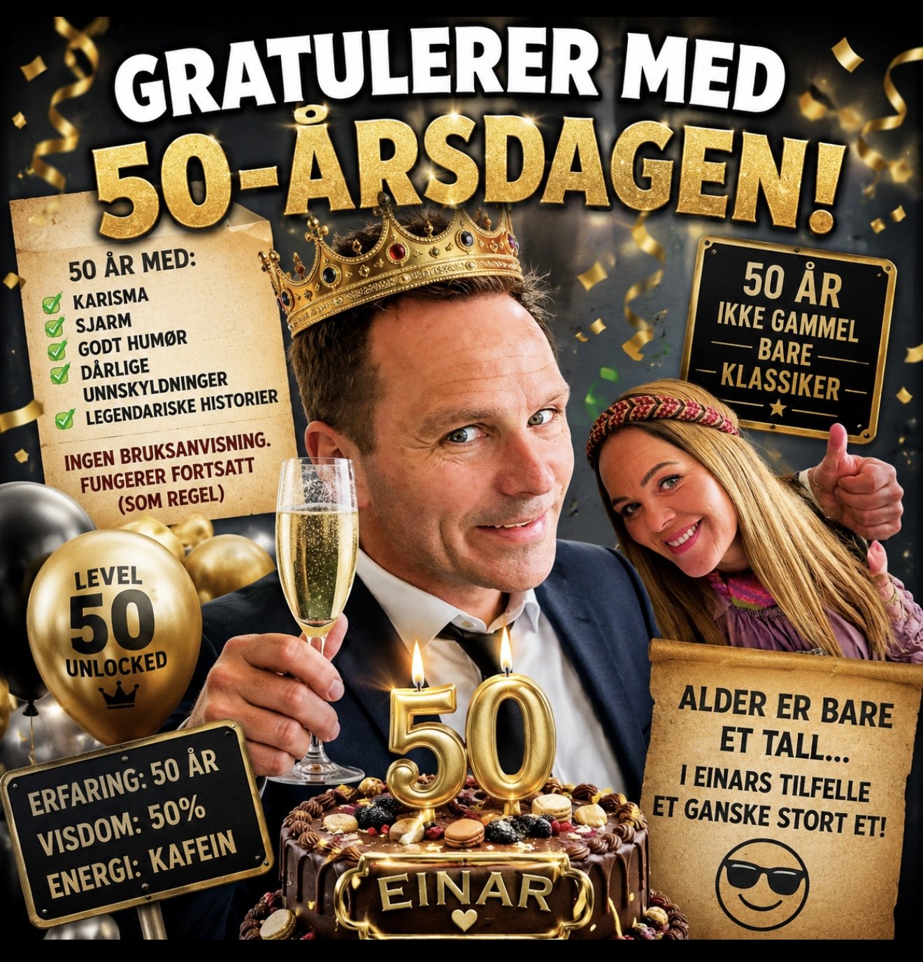 Gratulerer med 50-årsdagen