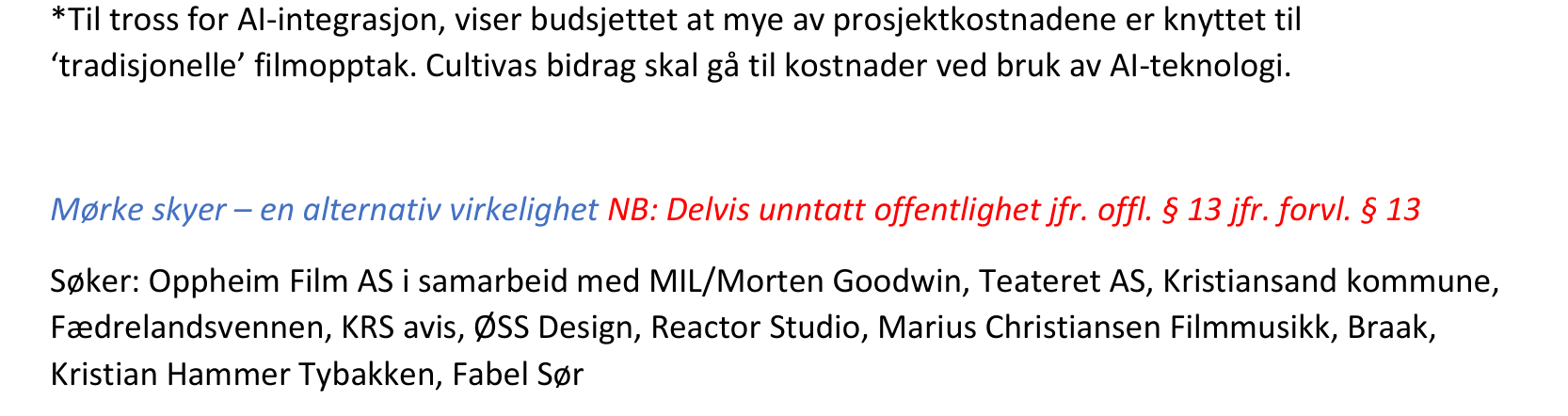 Faksimile av saksfremlegget der Morten Goodwin står som samarbeidspartner