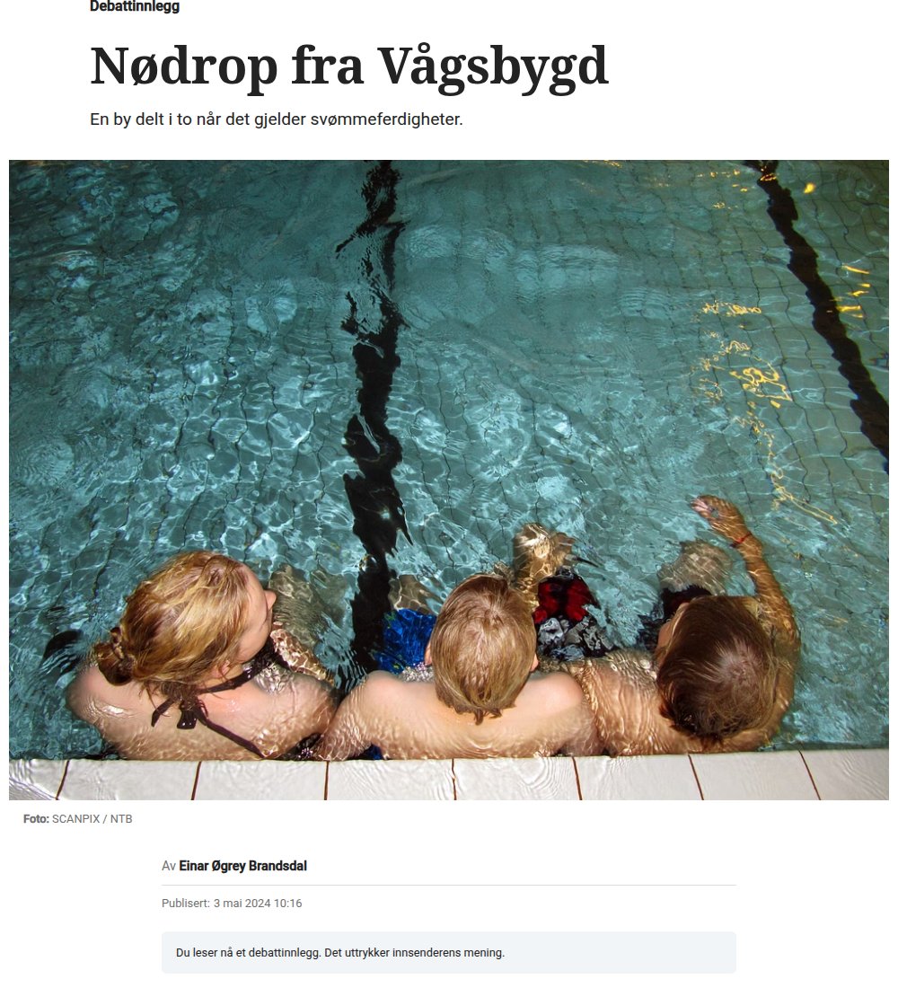 Faksimile av innlegget i Fædrelandsvennen