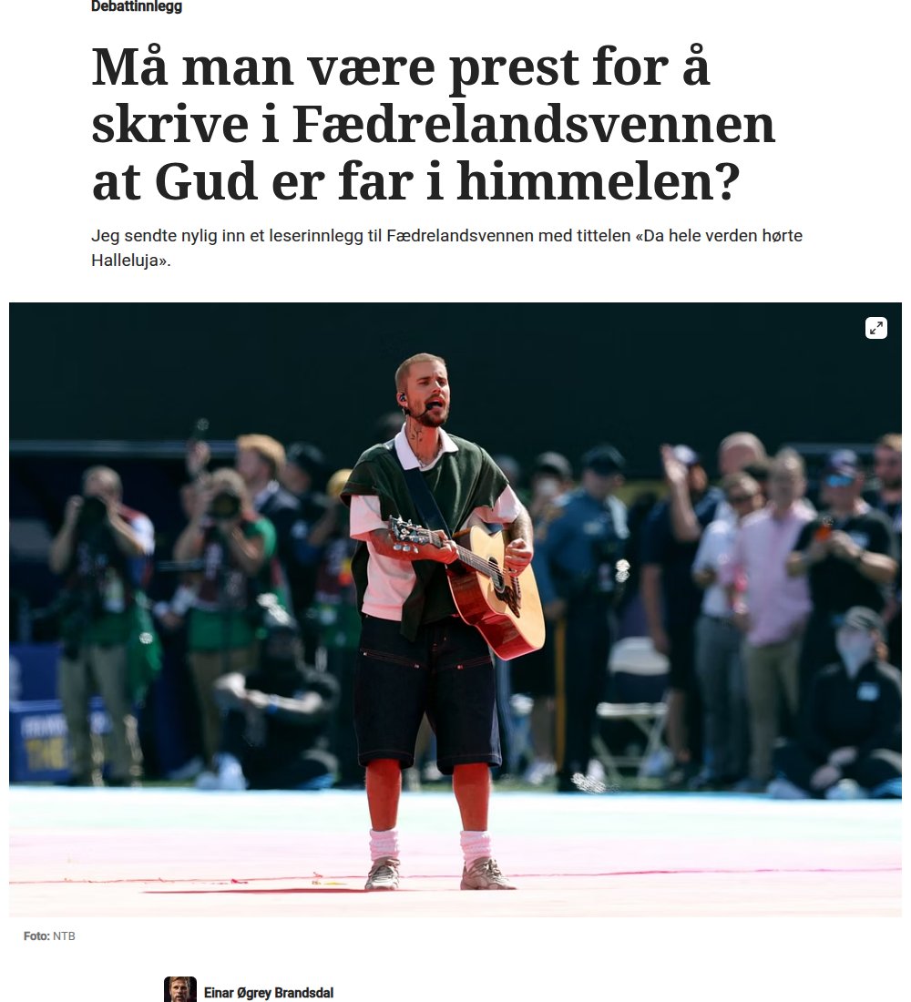Faksimile av innlegget i Fædrelandsvennen