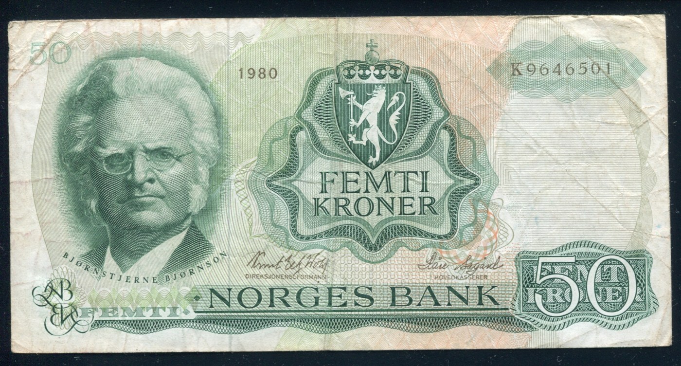 43 kroner timen. En femtilapp fra 1980.