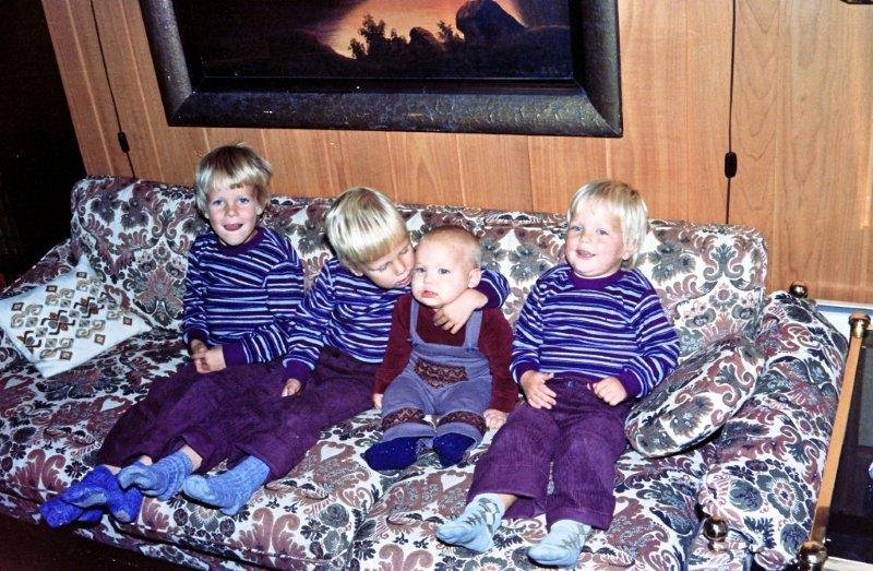 Paul Christian, Einar, Even og Anders, 1979.