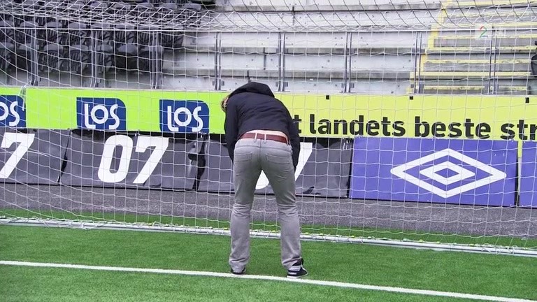 Klar for straffen.