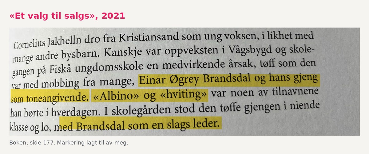 Utsnitt fra side 177 i Et valg til salgs