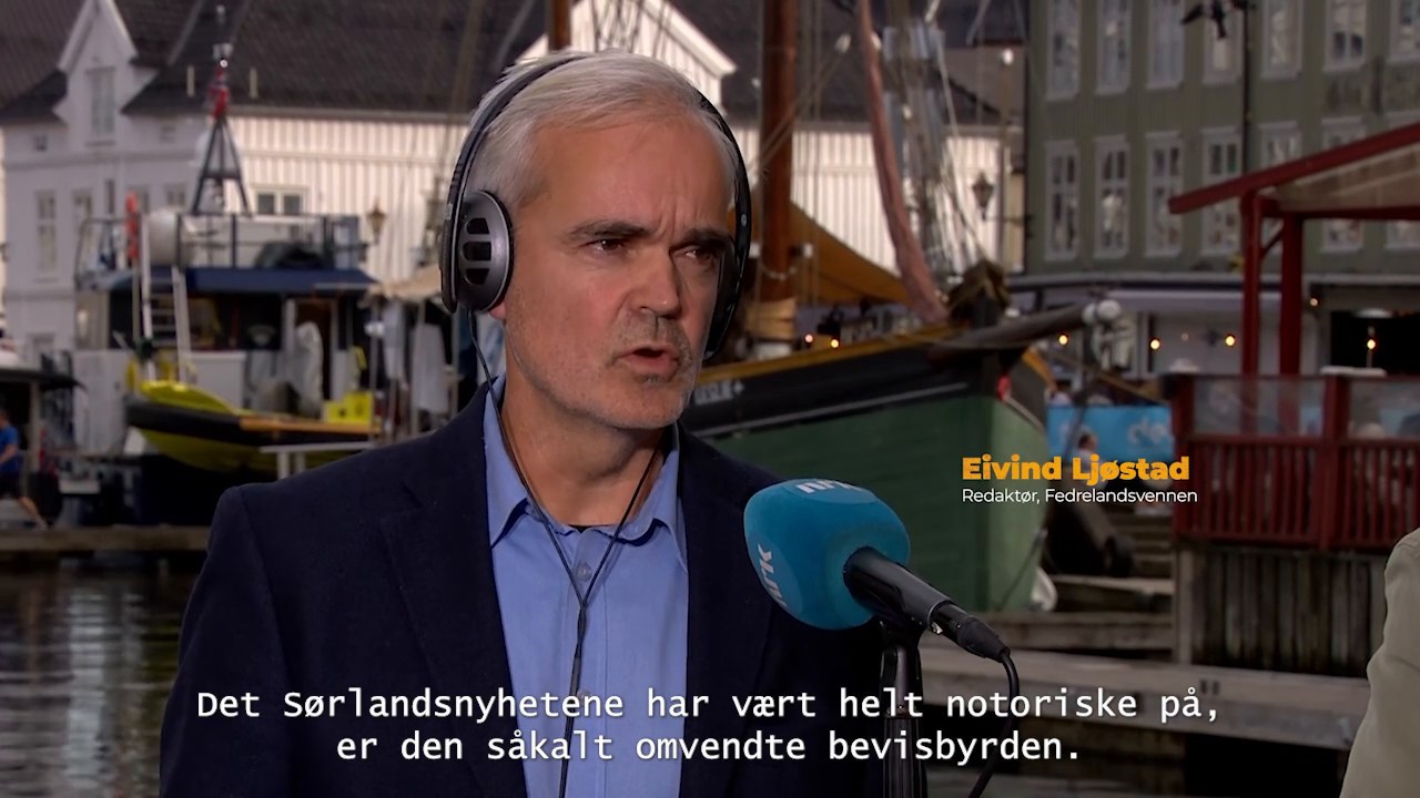 Eivind Ljøstad i «Mørke Skyer», rundt 21 minutter ut i filmen.