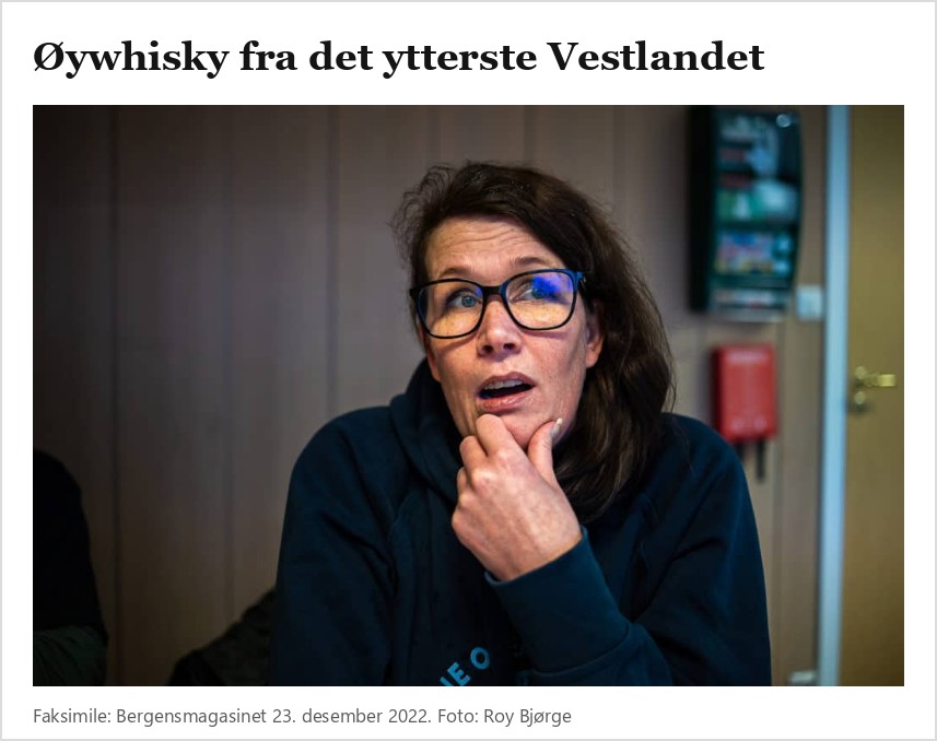 Faksimile fra Bergensmagasinet 23. desember 2022 med Ragnhild Kvanneid Hagen