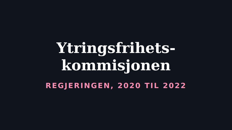 Ytringsfrihetskommisjonen